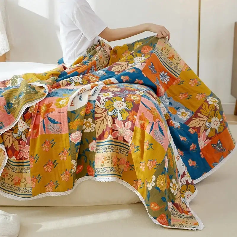 Patchwork Cotton Sofa Cover