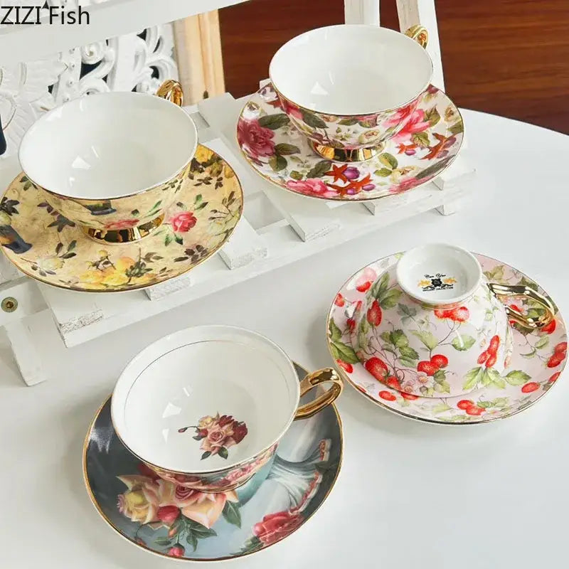 Pattern Porcelain Coffee Set