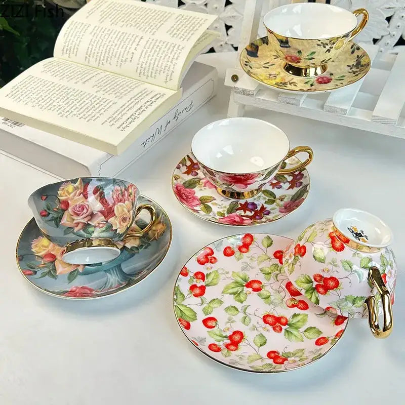 Pattern Porcelain Coffee Set