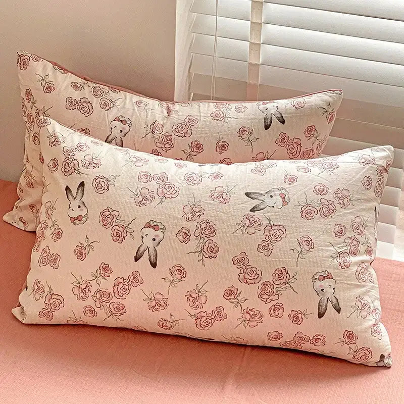Cream Cotton Comforter Set