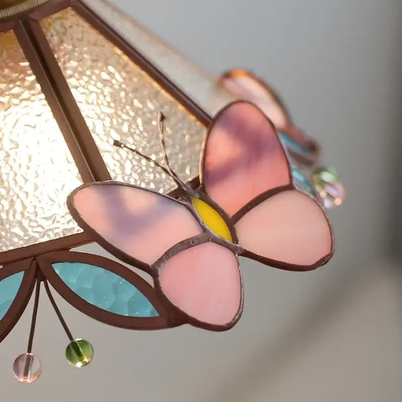Teal Glass Wall Light