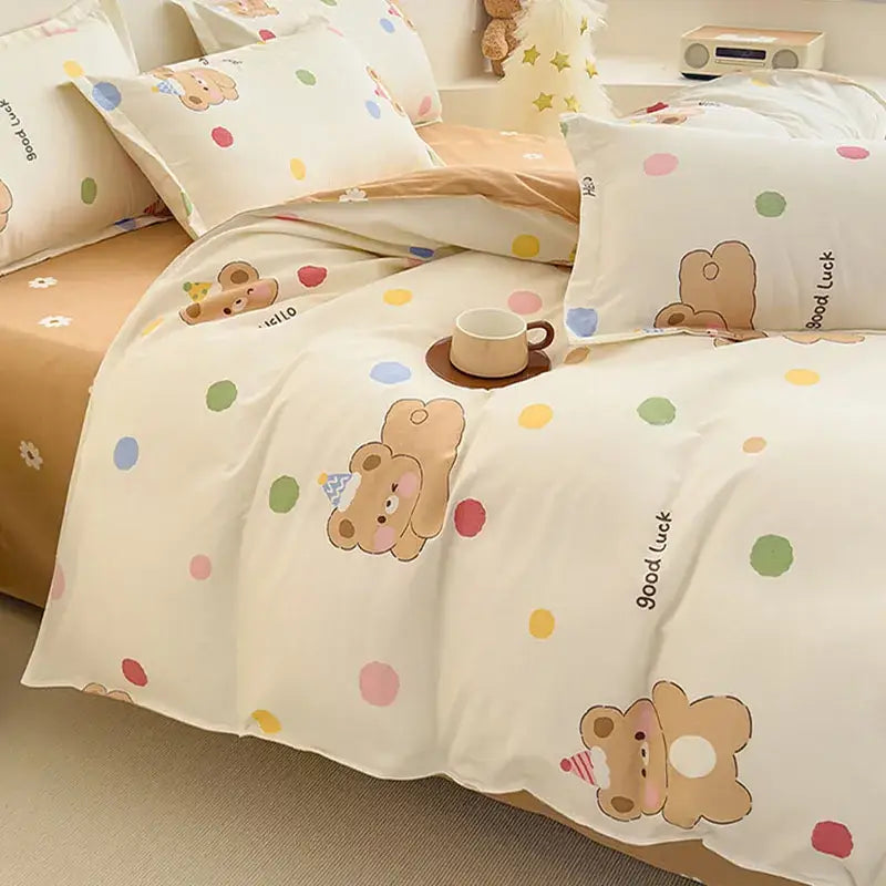 Puppy Cotton Printed Bedding