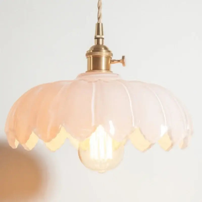 Red Glass Pendant Lamp