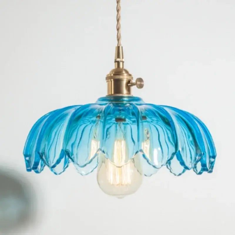 Red Glass Pendant Lamp