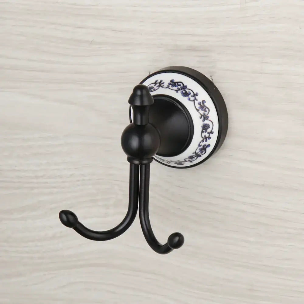 Black Stainless Towel Hook