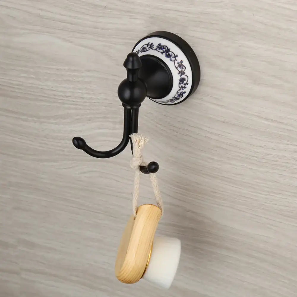 Black Stainless Towel Hook
