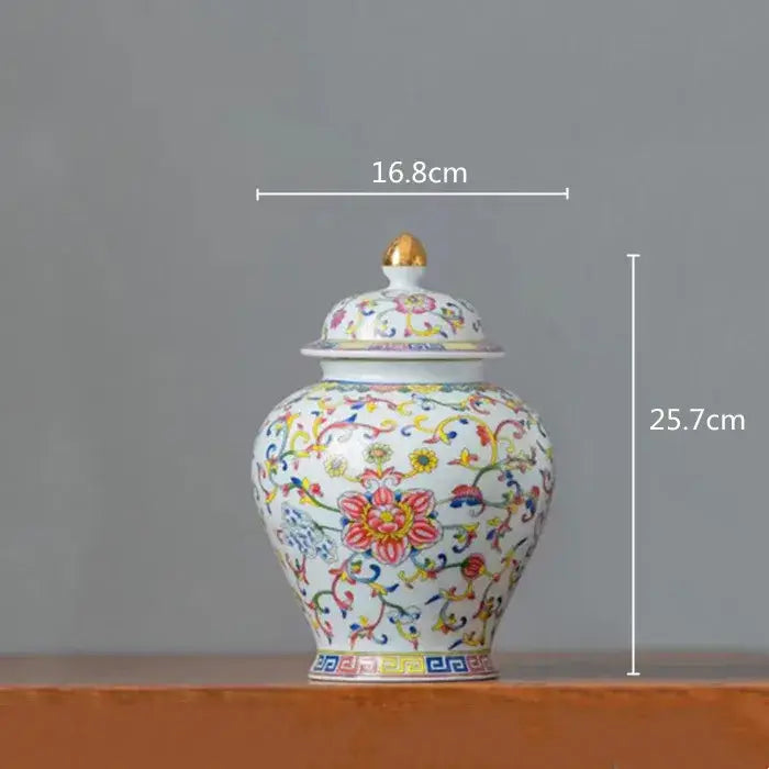White Porcelain Tea Caddy