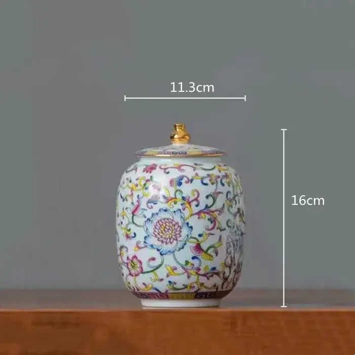 White Porcelain Tea Caddy