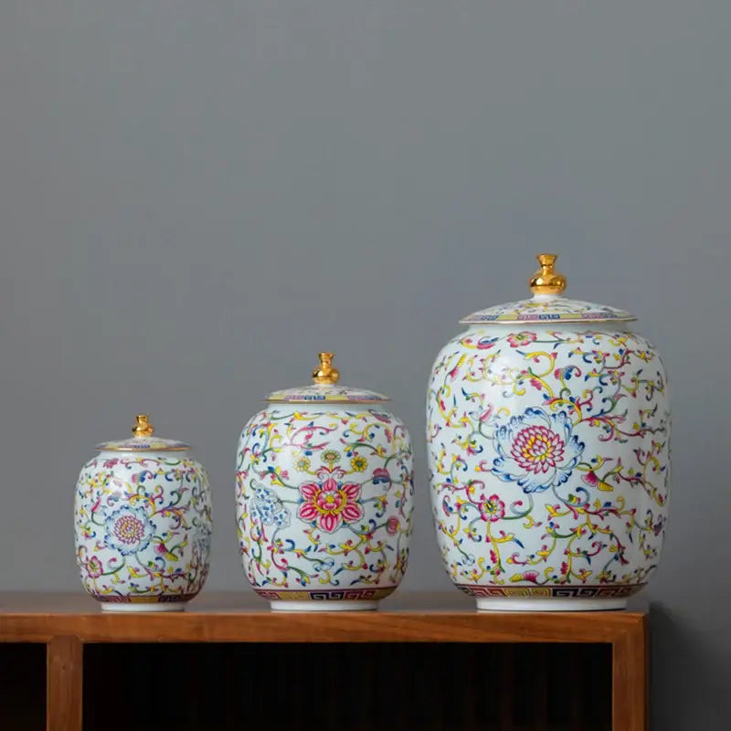 White Porcelain Tea Caddy