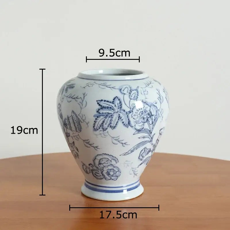Yellow Porcelain Vase Decor