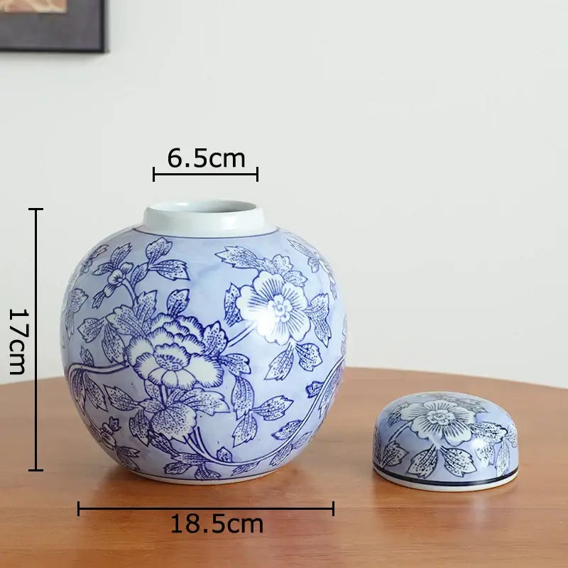 Yellow Porcelain Vase Decor