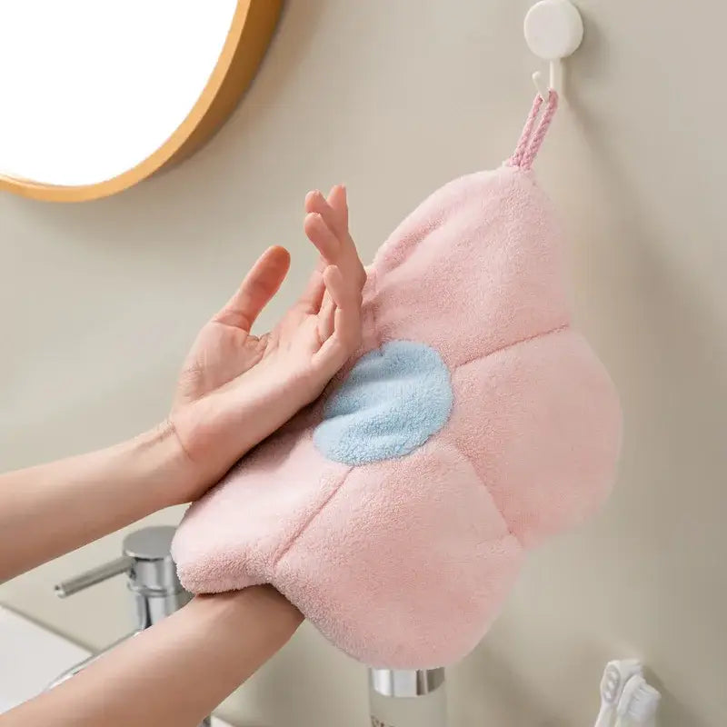Pink Blue Fleece Towels