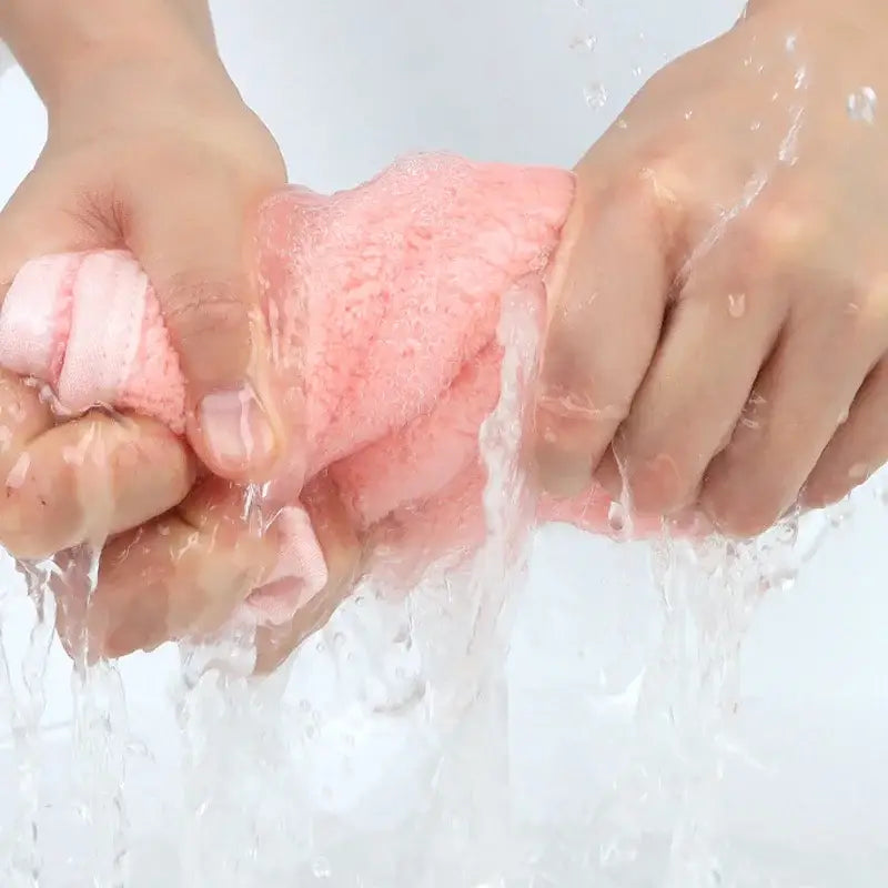 Pink Blue Fleece Towels