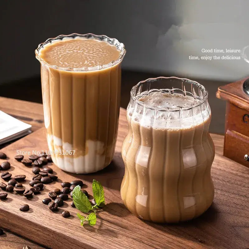 Clear Glass Mug Set