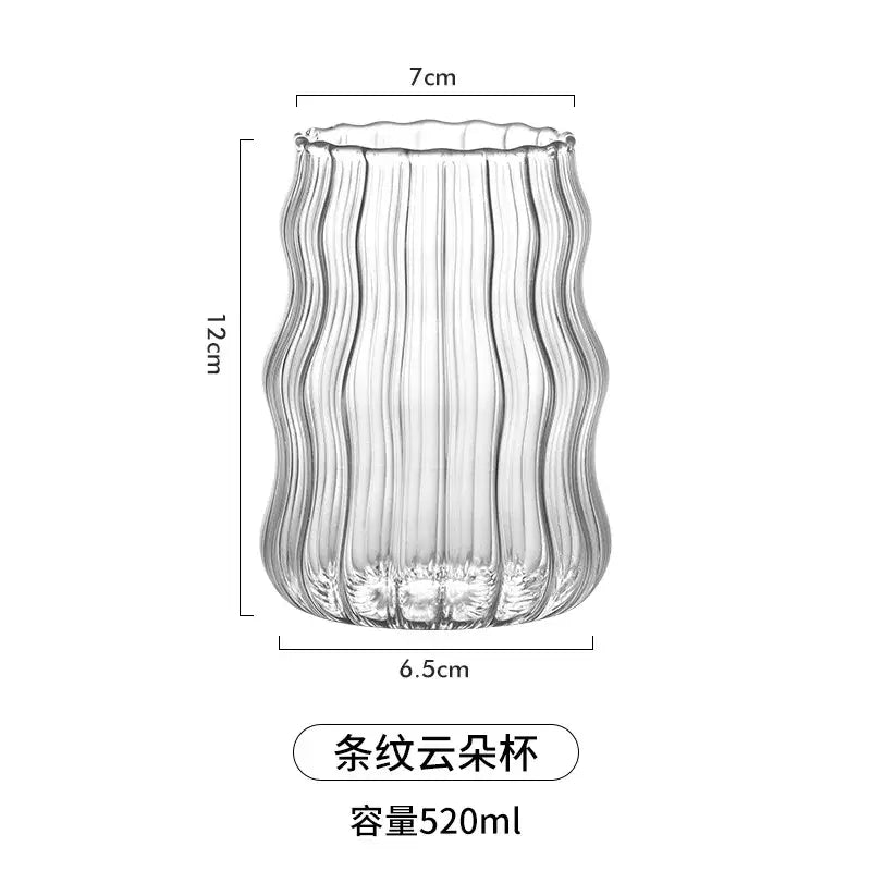 Clear Glass Mug Set