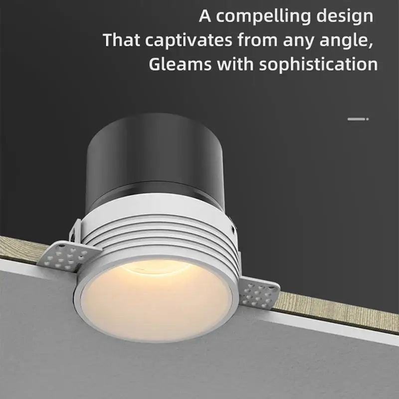 White Frameless LED Downlight
