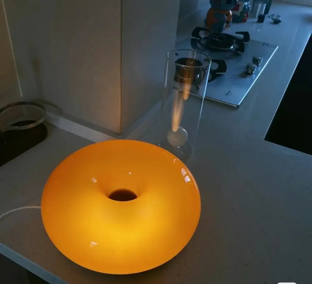 Orange Glossy Wall Lamp