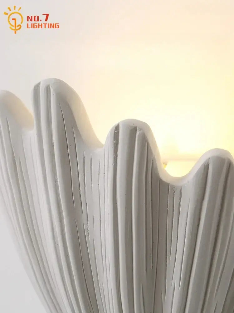 White Shell Wall Lamp