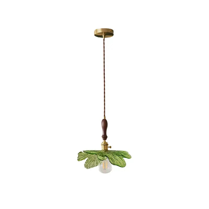 Green Glass Pendant Lamp