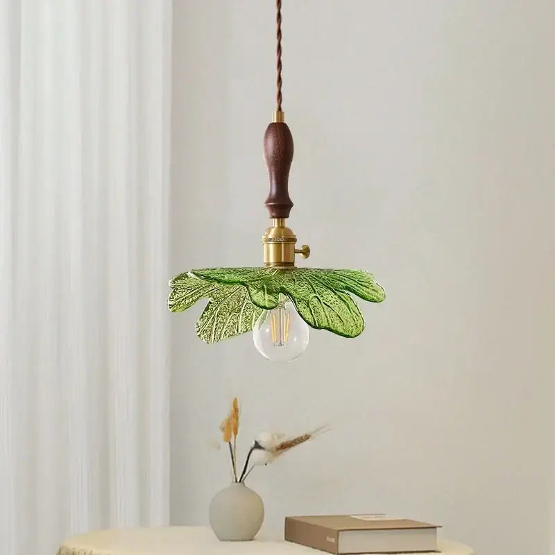Green Glass Pendant Lamp