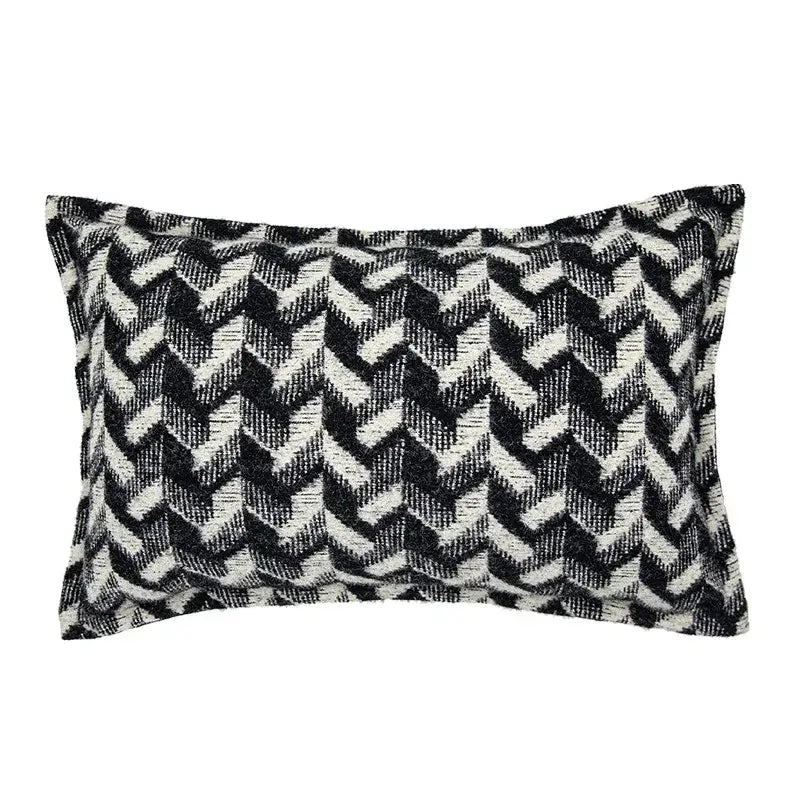 Black White Zigzag Pillowcase