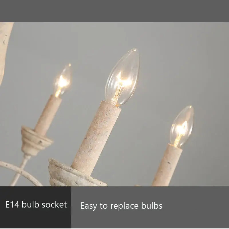 Wooden Vintage Chandelier