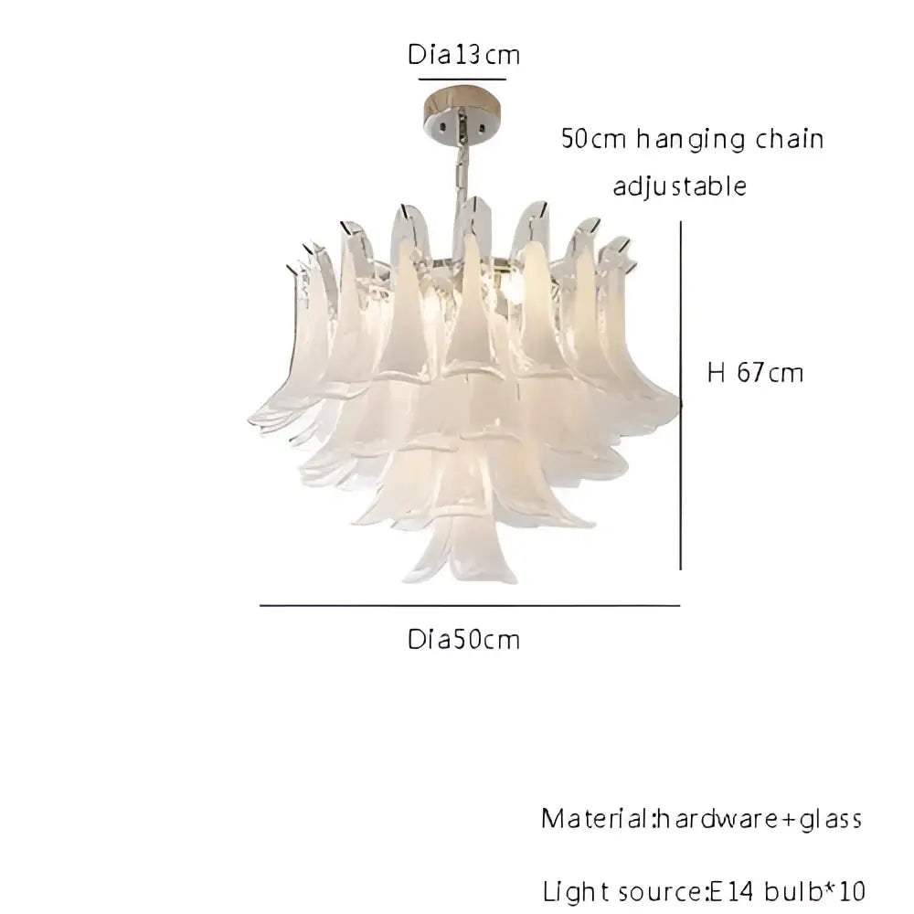 White Glass Polished-Steel Dining Pendant Light