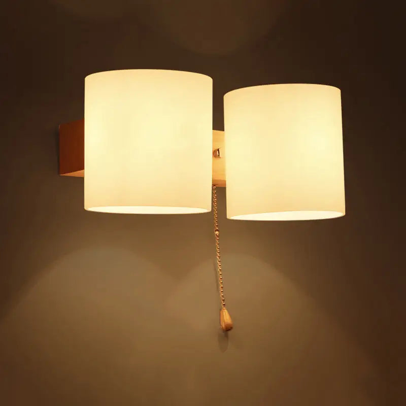 Glass Copper Wall Lamp
