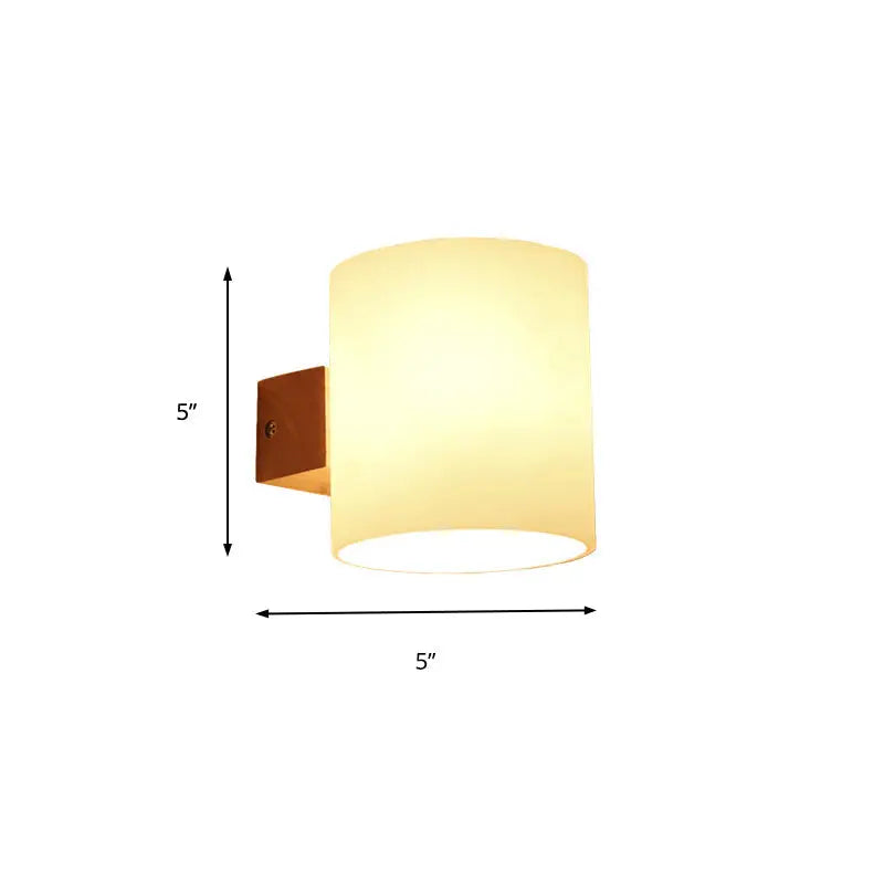 Glass Copper Wall Lamp