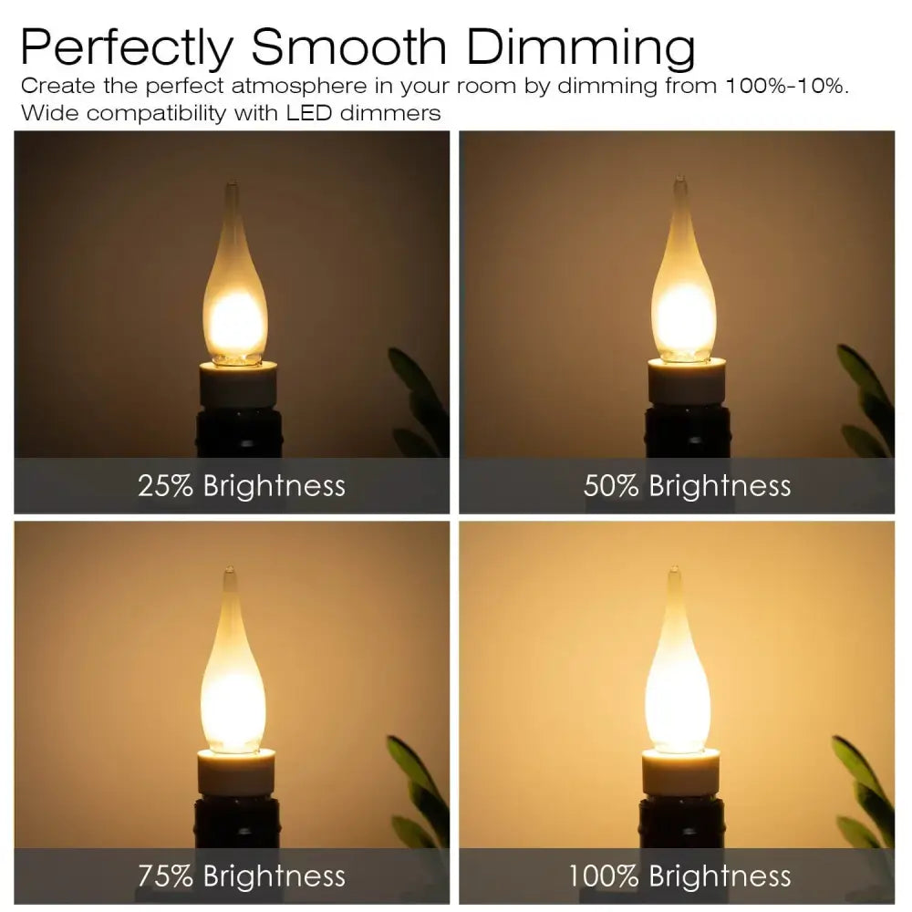 Frosted LED Candle Bulbs