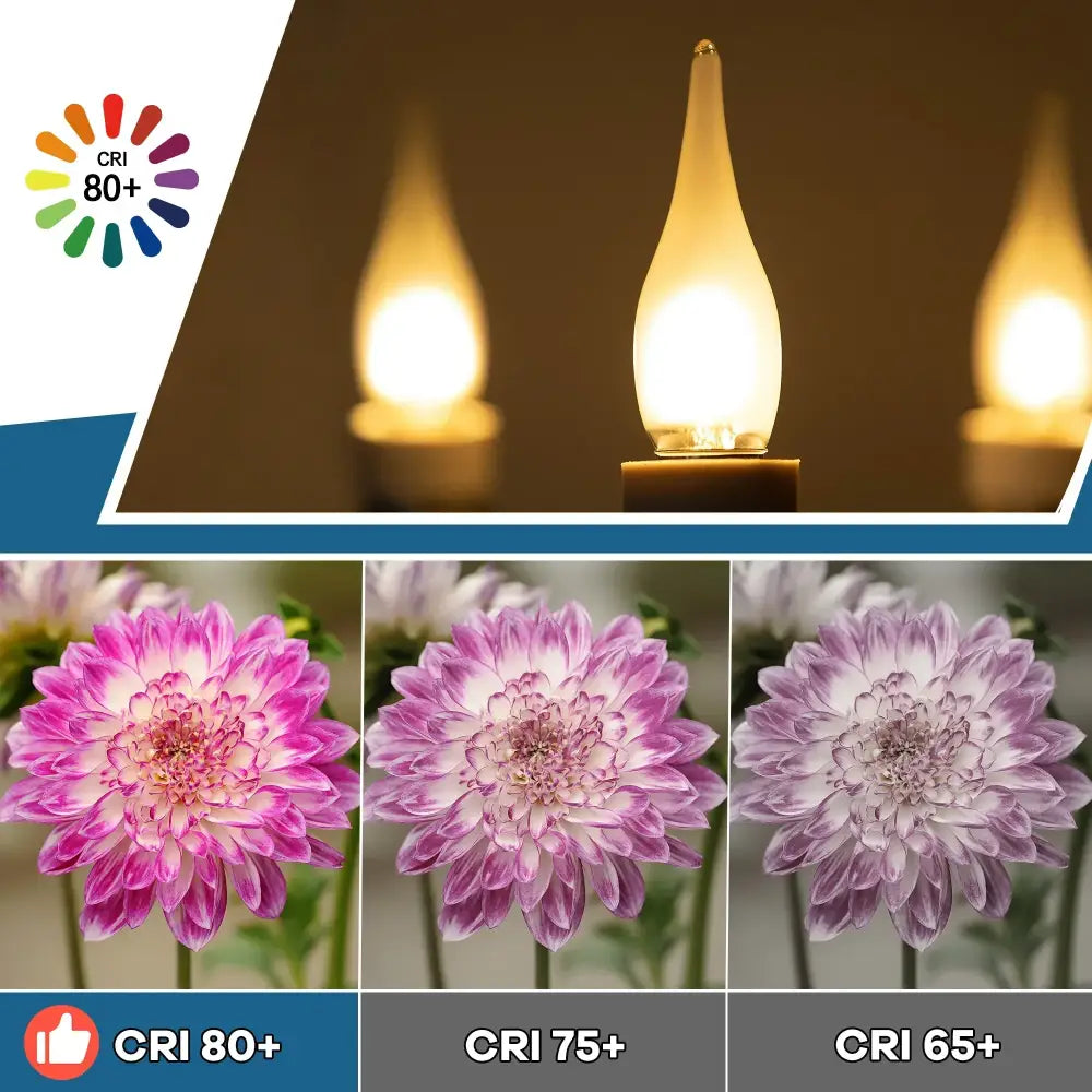 Frosted LED Candle Bulbs