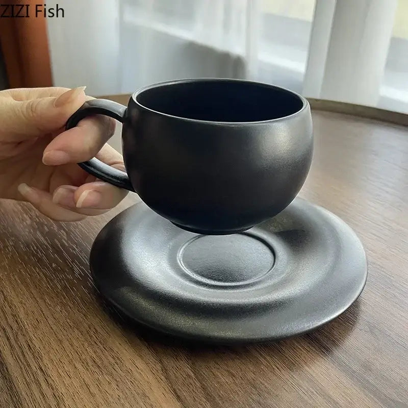 White Ceramic Cup Set