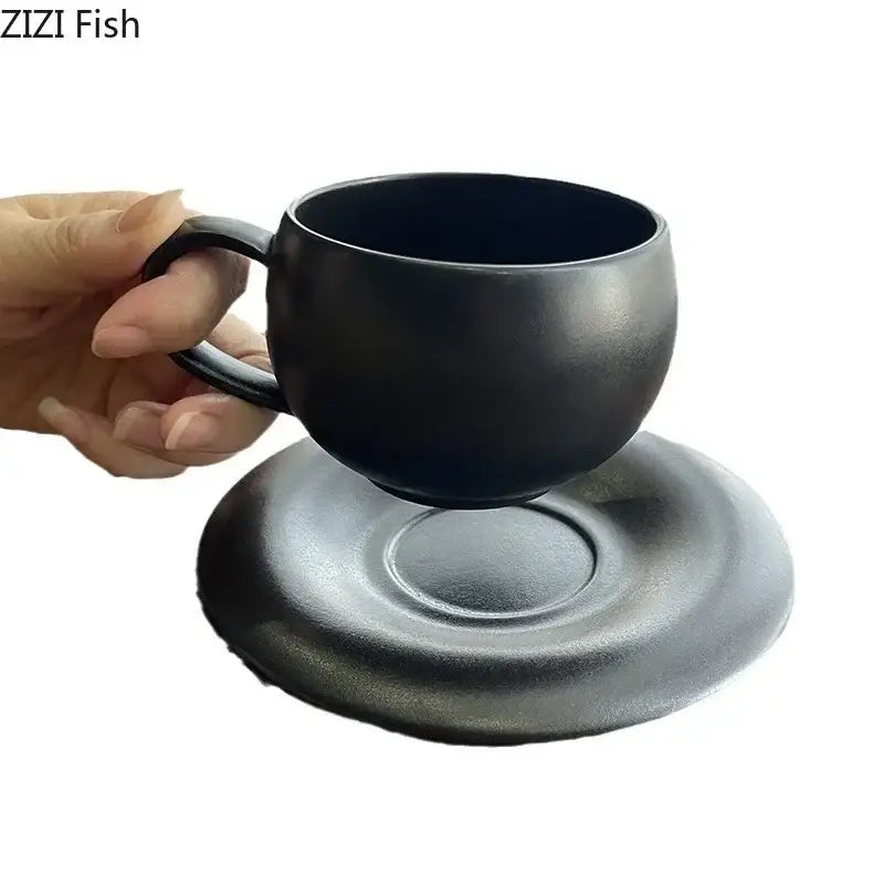 White Ceramic Cup Set