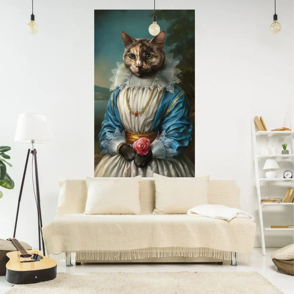 Cats Red Tapestry Decor