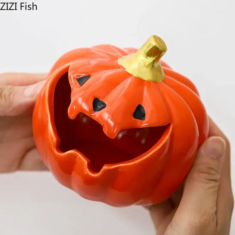 Ceramic Pumpkin Ashtray