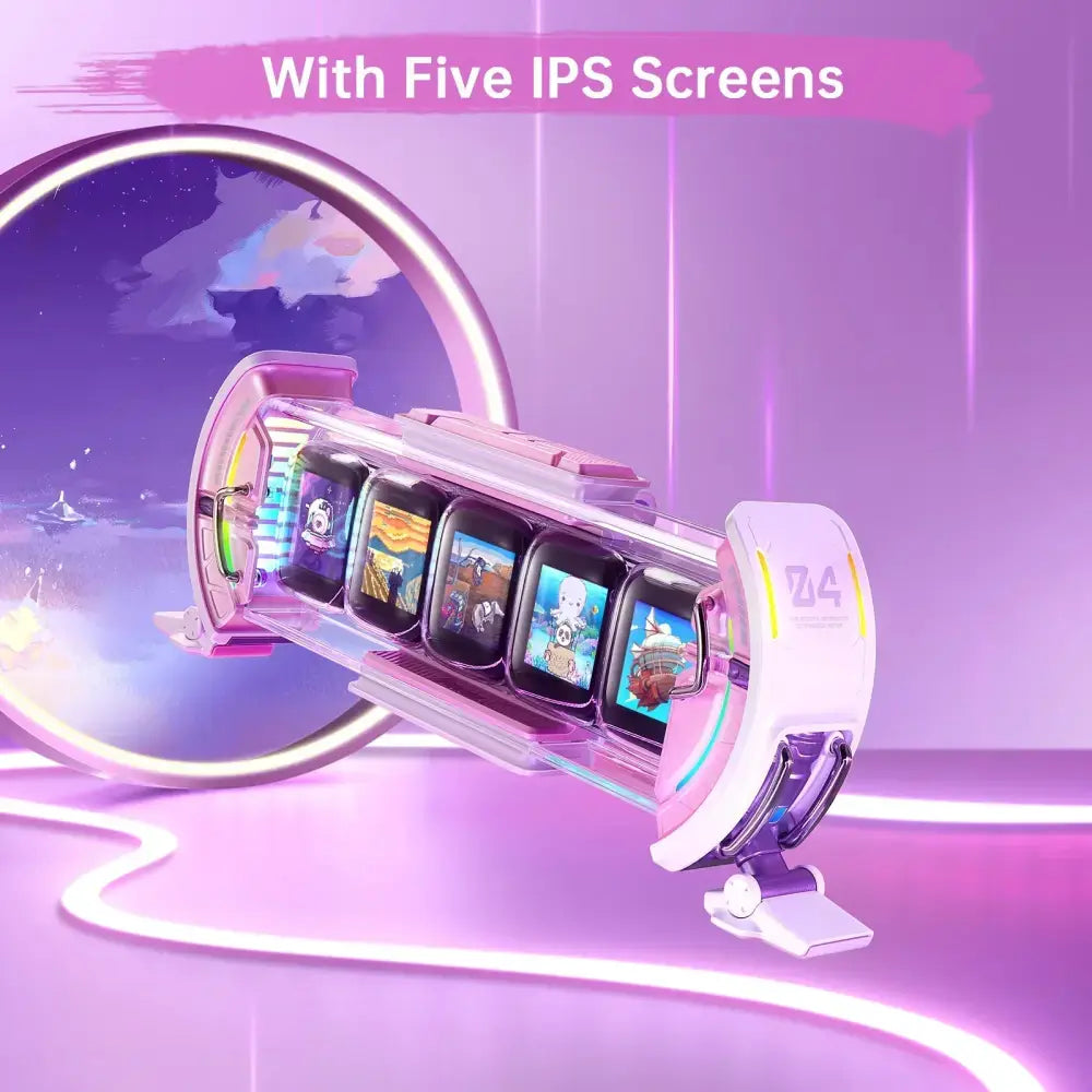 Pink White Gaming Clock
