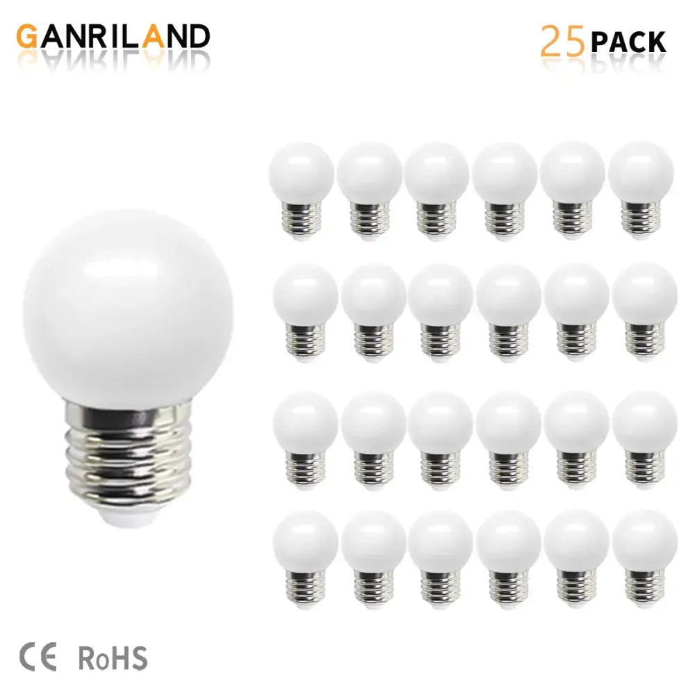 White Globe String Lights