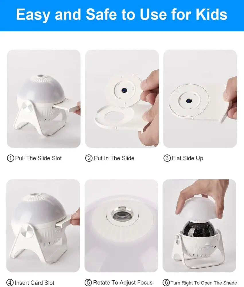 White Planetarium Light Projector