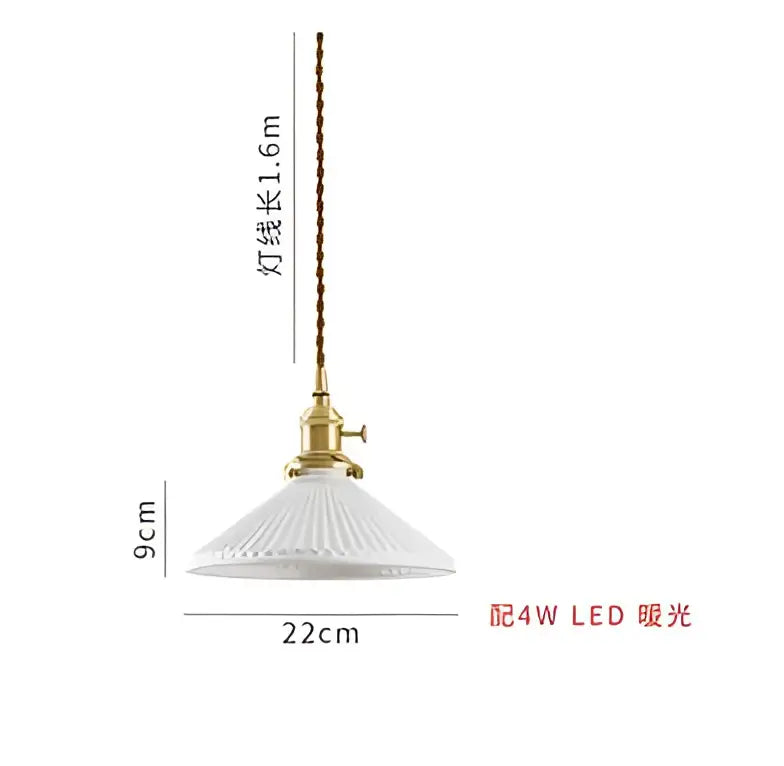 Amber Glass Geometric Pendant Light for Dining