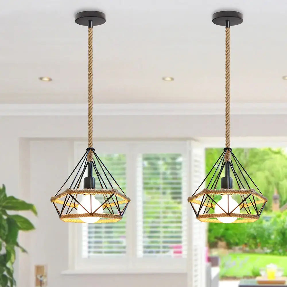 Black Diamond Cage Pendant