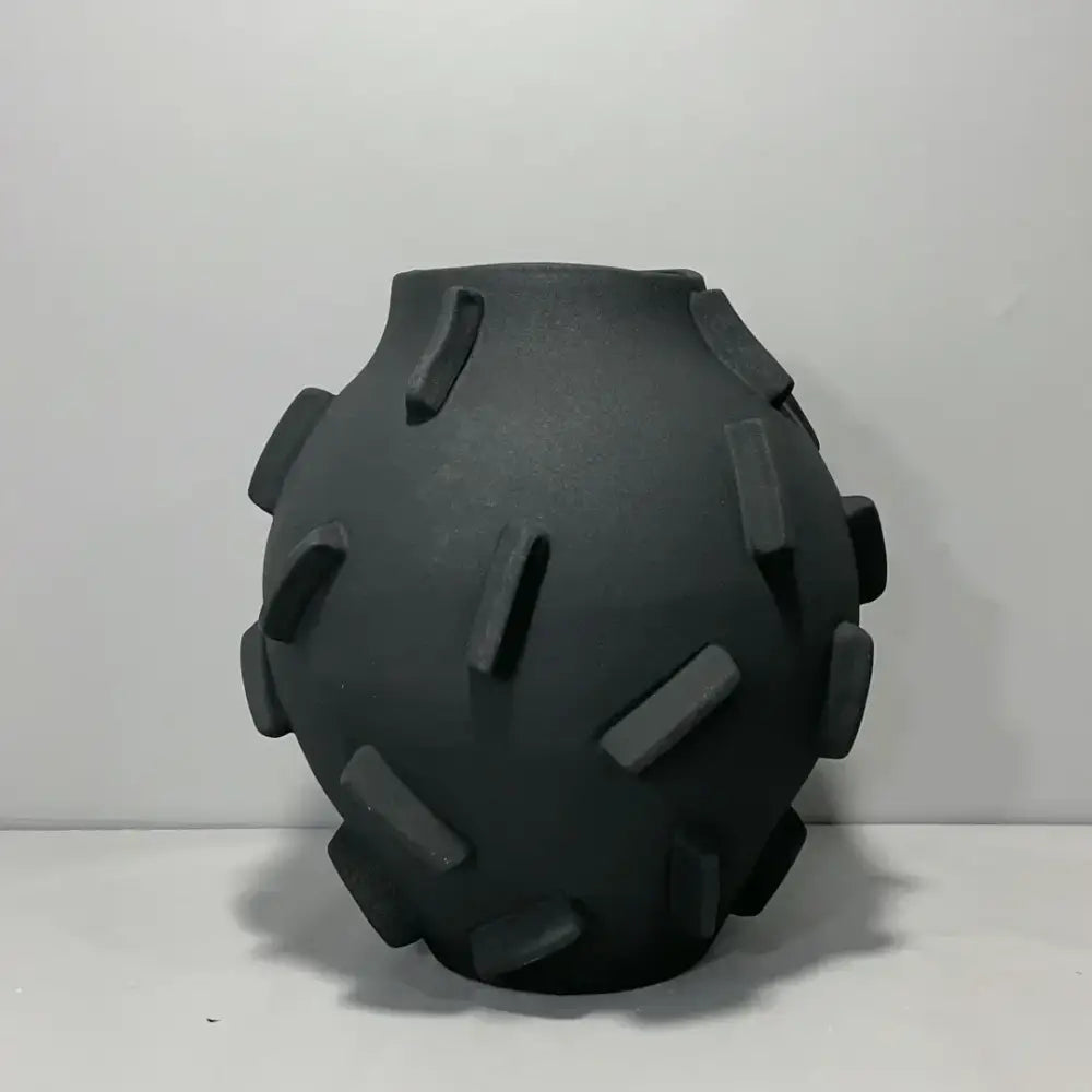 Green Ceramic Block Vase