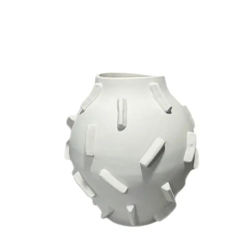 Green Ceramic Block Vase