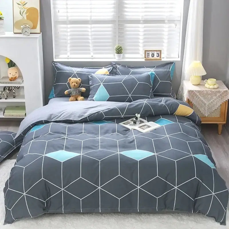 Blue Coral Fleece Blanket 220x240cm