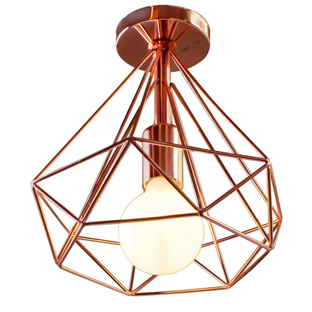 Iron Cage Ceiling Light