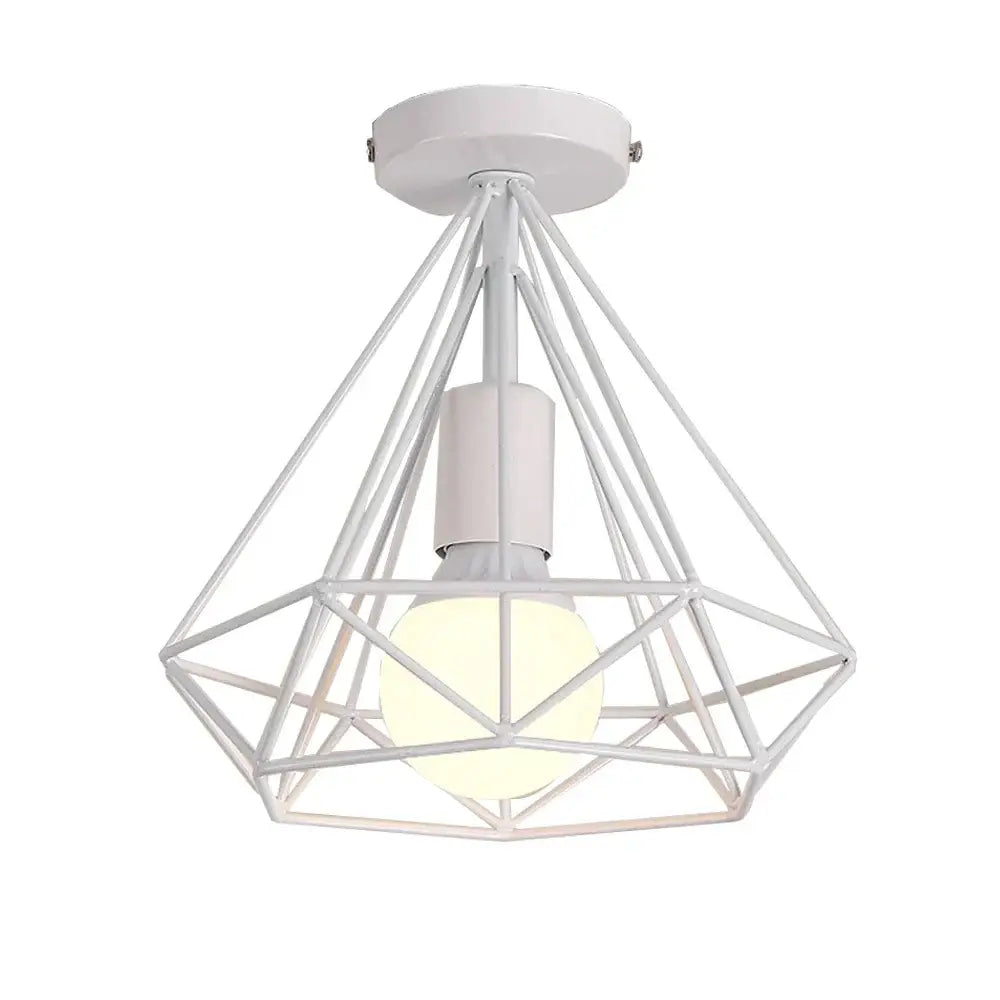Iron Cage Ceiling Light