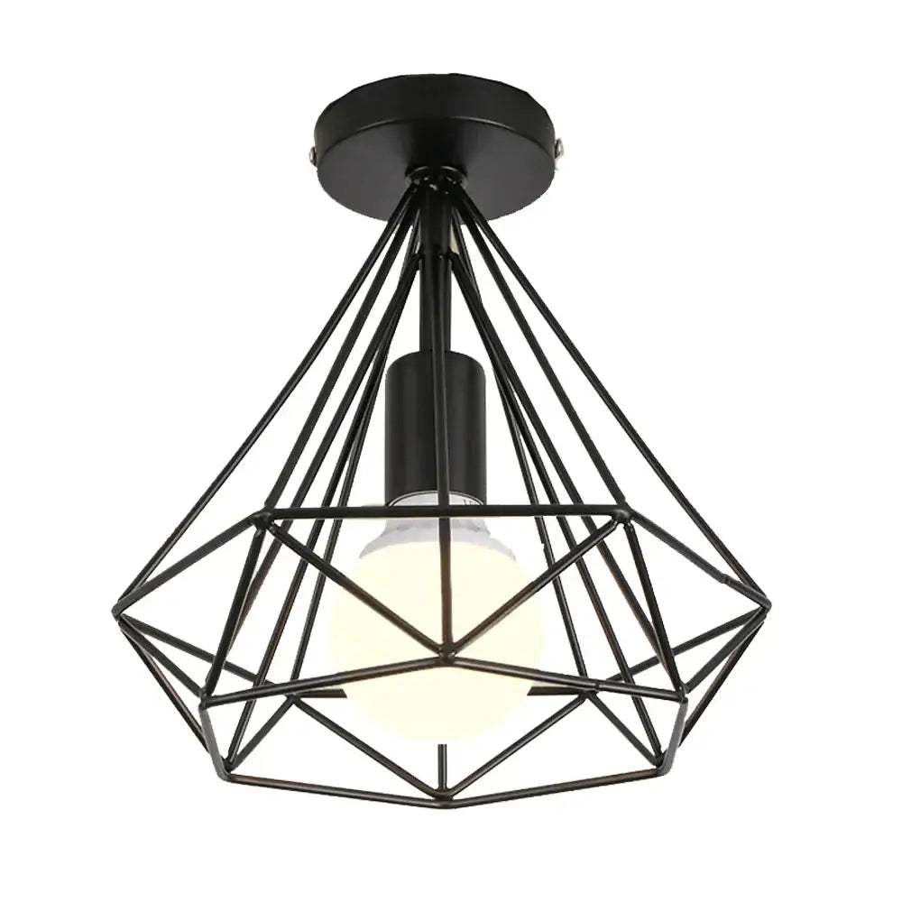 Iron Cage Ceiling Light