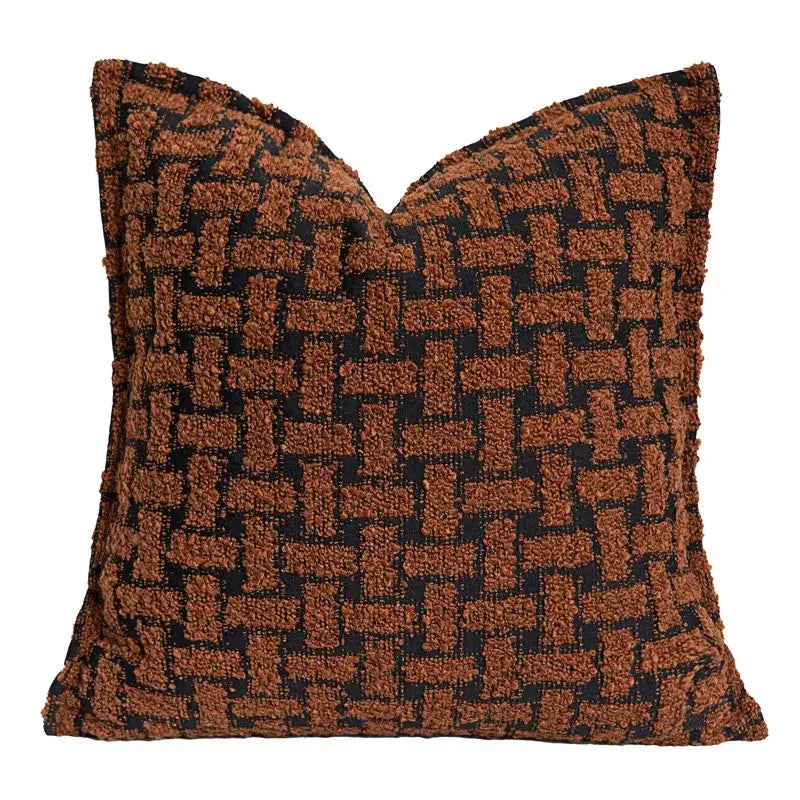 Caramel Velvet Throw Pillow