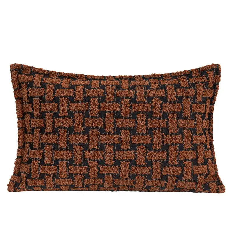 Caramel Velvet Throw Pillow
