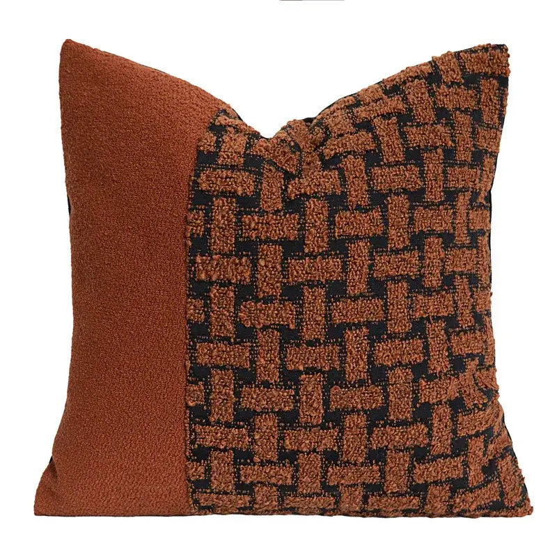 Caramel Velvet Throw Pillow