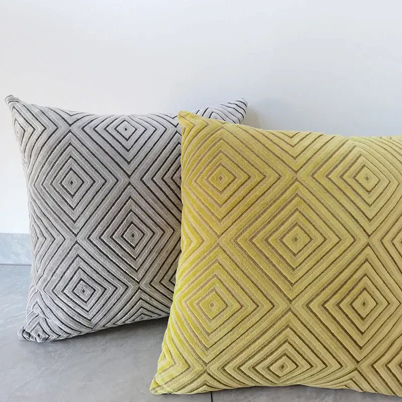 Grey Chenille Cushion Cover